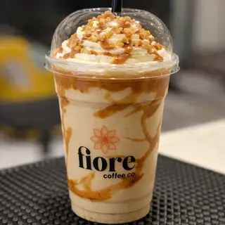 Caramel ribbon frappuccino