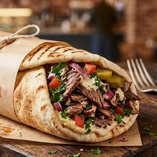 Sandwich chawarma spécial