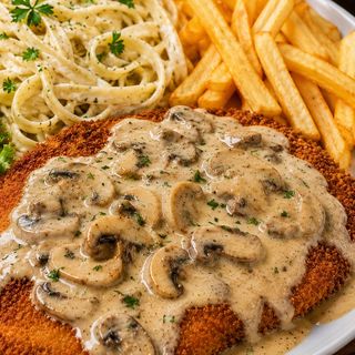 Plats pasta cordon bleu à la crème
