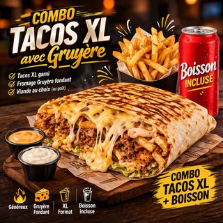 Combo tacos XL Gourmand