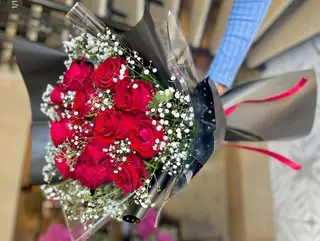 Bouquet demi rond