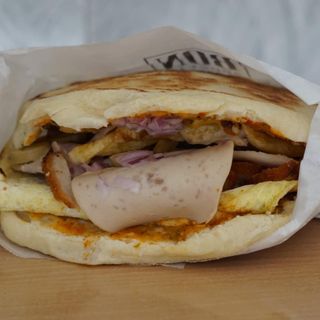 Chappati Omlette Fromage