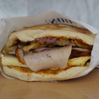 Chappati omlette Thon