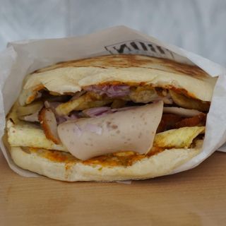 Chappati Omlette Jambon