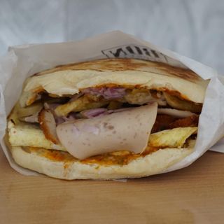 Chappati Omlette Fromage Thon Jambon