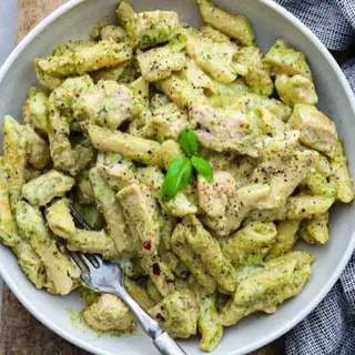 Penne pesto poulet