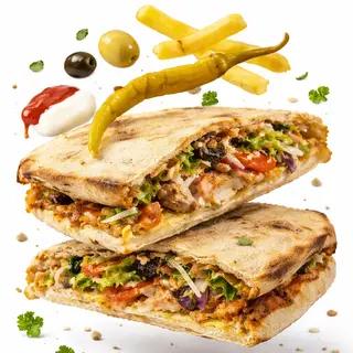 Makloub Escalope Panée