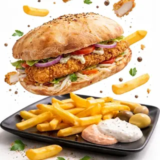 Tabouna escalope pané