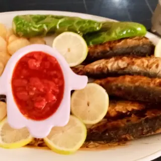 Plat مقلي mixte
