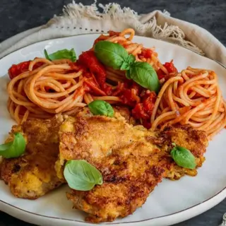 Pâtes escalope