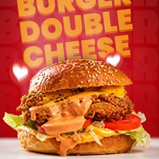 Burger Double Cheese