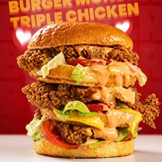 Burger Double Monster Triple Chicken