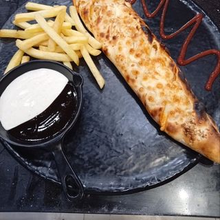 Baguette farcie escalopes