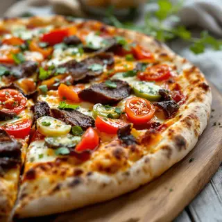 Pizza Tunisienne
