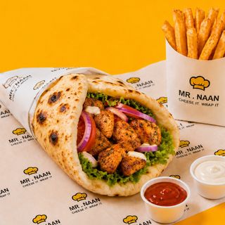 Naan Poulet Curry
