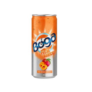 Boga - Pêche Abricot ( 24 Cl ) - Canette