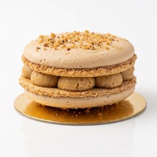 Gâteau macaron noisettes chocolat