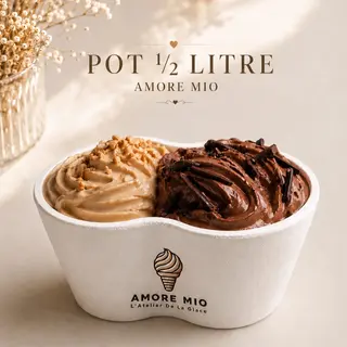 1/2 L Crème Glacée Artisanale et sorbet plein fruit
