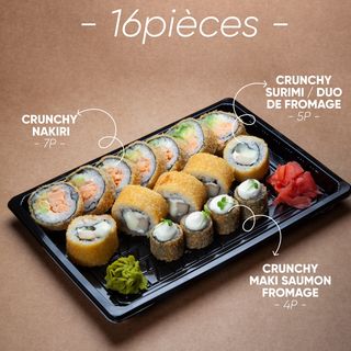 B-10- crunchy box 16 pièces