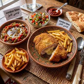 Plat cordon bleu
