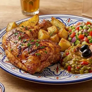 Cuisse poulet grillé