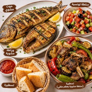 حوت مشوي