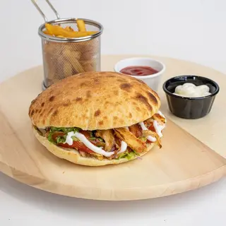 Sandwich tabouna shawarma