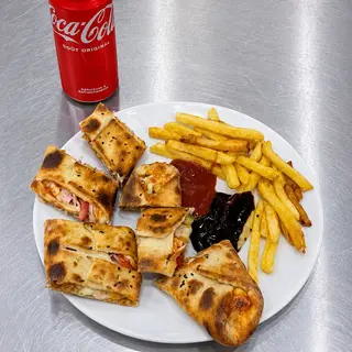 Baguette farcie + canette coca-cola