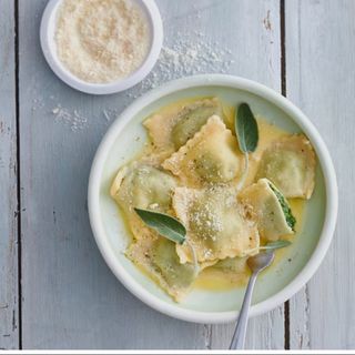 Ravioli au épinard & ricotta