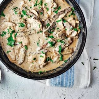 Escalope de poulet sauce poivre