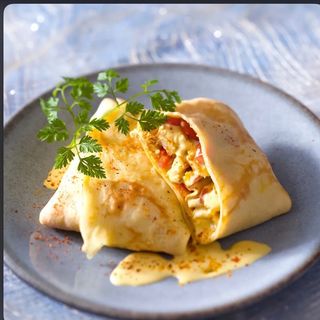 Crêpe poulet champignons