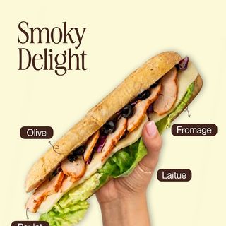 Sandwich Smoky Delight SANS GLUTEN