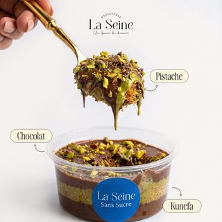 Pistache Chocolat Kunafa Sans Sucre En Pot