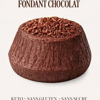 Fondant chocolat Sans Sucre KETO Sans Gluten