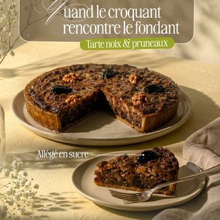 Tarte Pruneau Noix (Morceau)