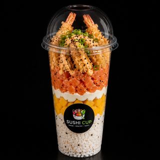 Cup Salmon mango creamy