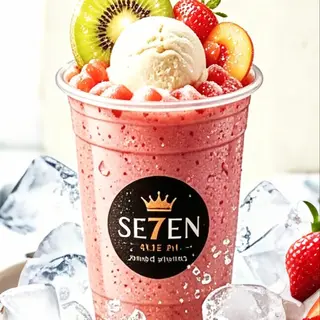 Kiwi & Strawberry Milkshake
