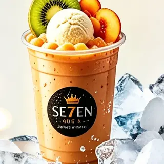 Kiwi & Peach Milkshake