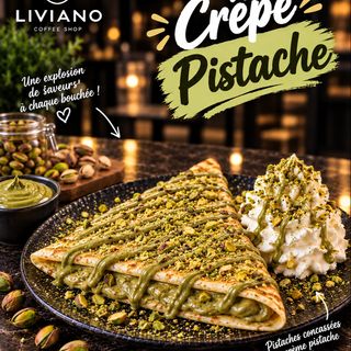 Crêpe Pistachio