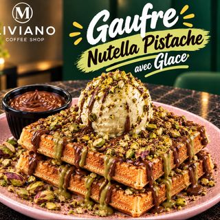 Pancake Nutella & Pistache À La Glace