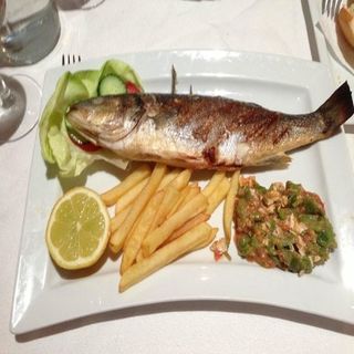 Plat poisson loup