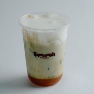 Matcha creamy passion fruit
