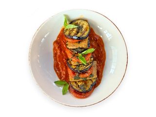 Баклажани з Тофу та соусом ромеско (400 г)