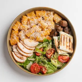 Тарілка з куркою, лавашем та сиром ( 400г)