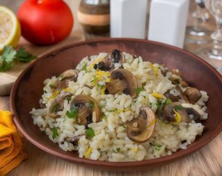 Рис з грибами (220г)