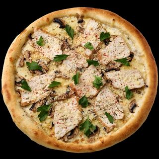 Піца Курка з грибами 25 см (400 г)
