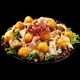 Салат з шинкою та картопляними кульками (265 г)