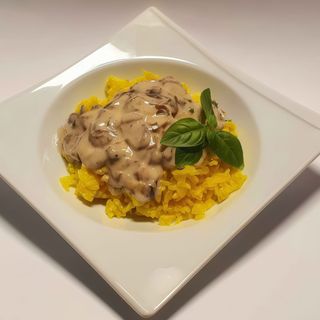 Рис Arborio під грибним соусом (250г)