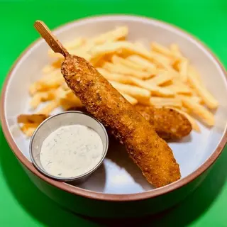 Нове та Цікаве ! Crispy ( хрусткий ) Corn Dog !