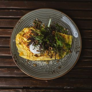 Омлет з мортаделою і печеними чері (350 г)